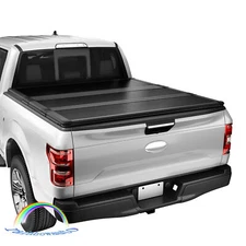 6.5FT Bed For Ford F150 F-150 Super Crew Cab 2014-2024 3-Fold Tonneau Cover Hard