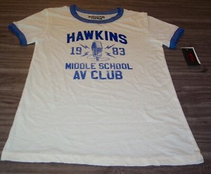 Vintage Style Women S Teen Stranger Things Hawkins T Shirt Band