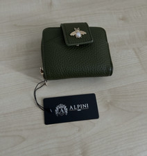 Alpini R0012 Women's Army Green PU Faux Leather Ladies Zip Up Purse - BNWT New