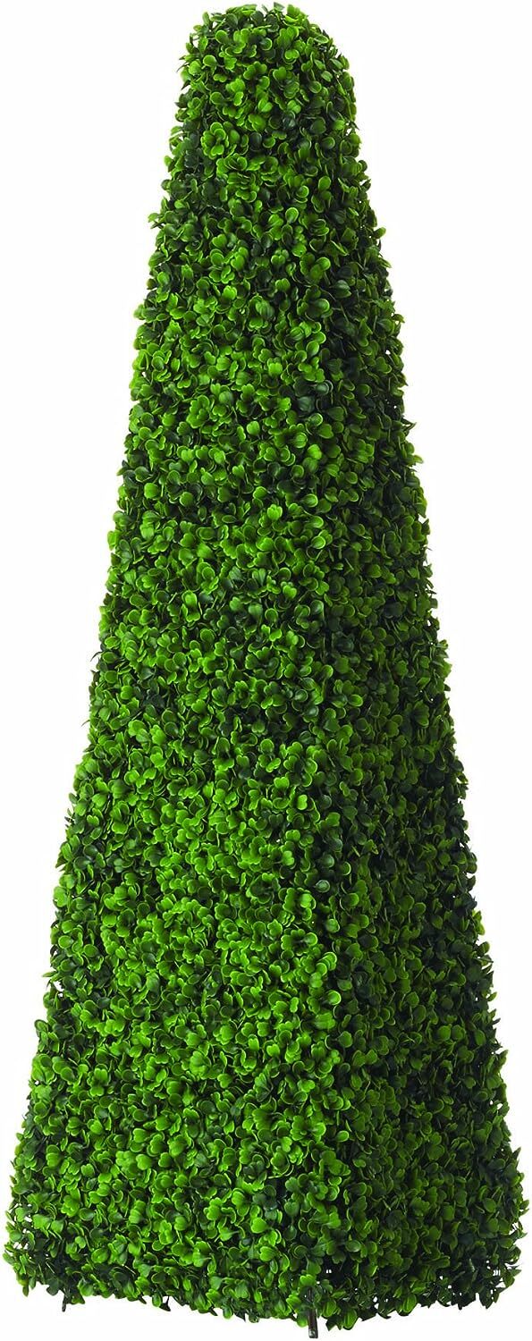 Large Artificial Obelisk Boxwood Buxus Tower Plant Topiary Tree - UV Protected