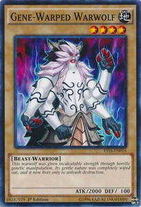 Gene-Warped Warwolf - YS16-EN016 - Common - 1st Edition x3 - Near Mint