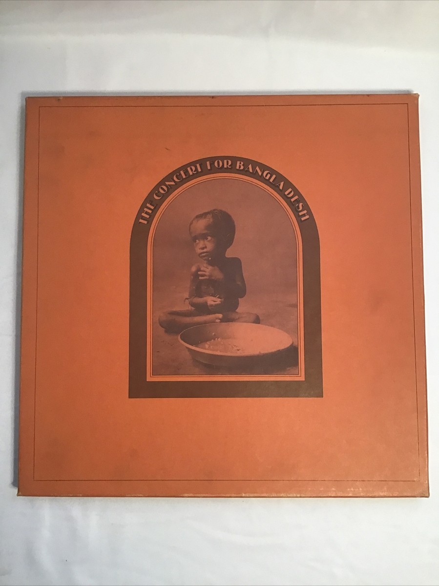 THE CONCERT FOR BANGLADESH George Harrison 3 LP Albums w