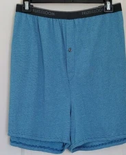 MEN'S PLUS FRUIT OF THE LOOM BOXER BRIEFS UNDERWEAR Size 4XB 