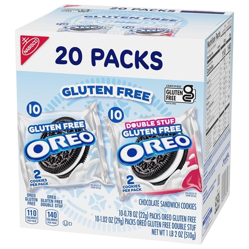 Gluten Free Original & Double Stuf Chocolate Sandwich Cookies Variety Pack, Glut - Picture 23 of 24