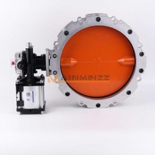 ONE NEW DN300 Pneumatic powder Cement double flanged butterfly valve