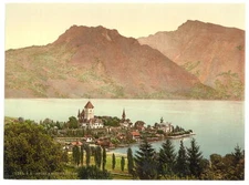 8" x 10" Photo Thun, Lake of, Spiez, Bernese Oberland, Switzerland