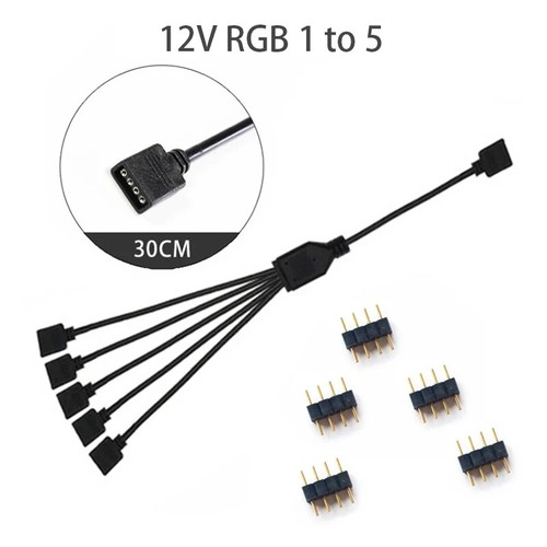 JakeSpecial – Sync Motherboard RGB Extension Cable 4/3/2/1 Pin - Afbeelding 8 van 23