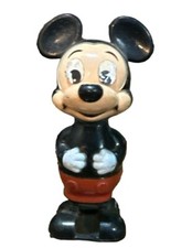 Vintage Mickey Mouse 3  Disney Wind Up Walker Toy / Tomy Made in Taiwan Works 