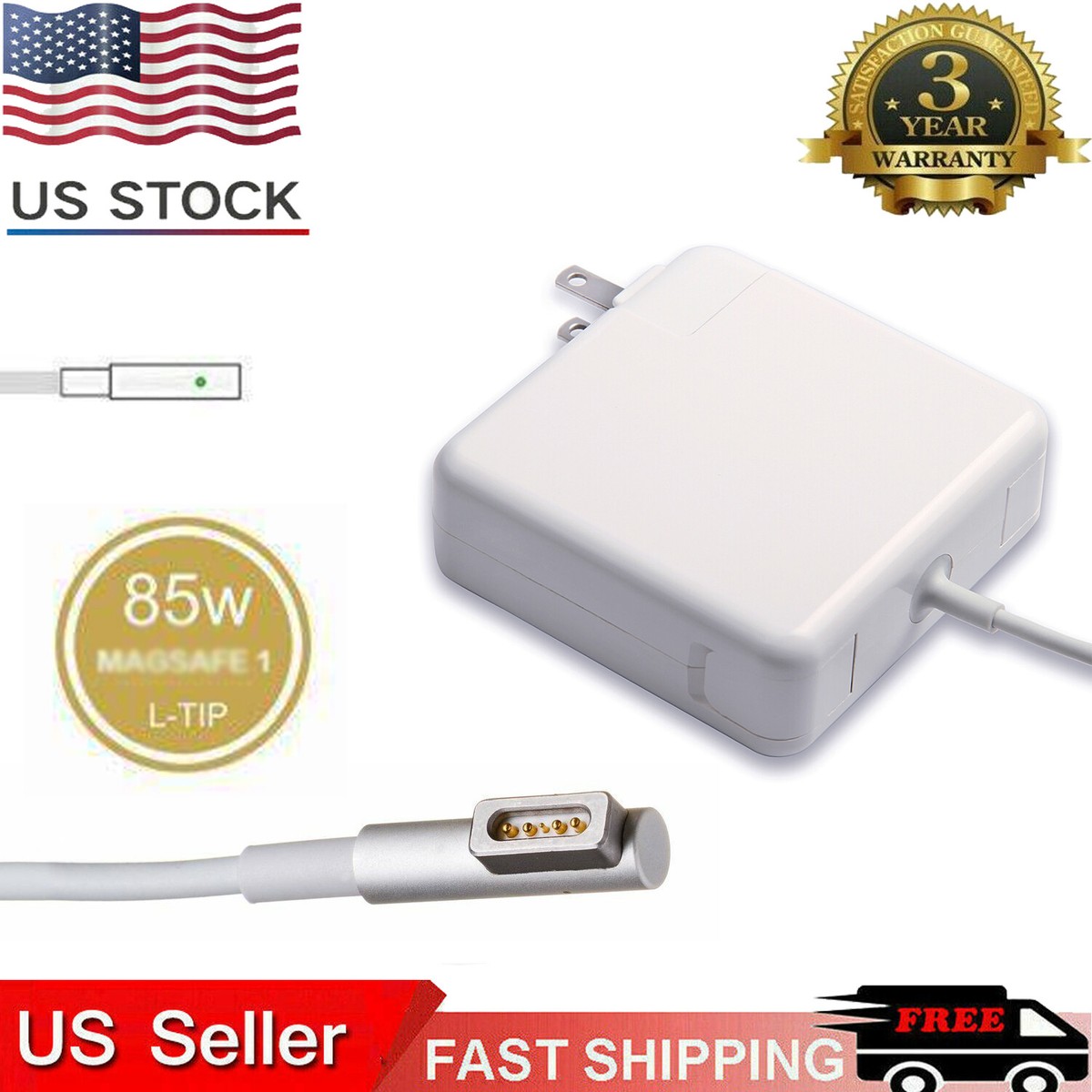 85W Power Charger L-Type for Old Mac Book 15'' 17'' Mac Book Pro