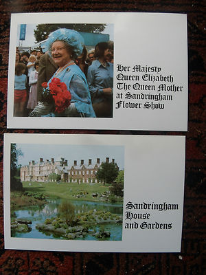 Norfolk Presentation Pack 1980 NP3 Queen Mother Sandringham Flower Show Postkarte