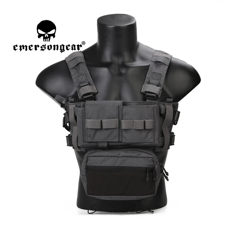 Emersongear MK3 Chest Rig Tactical Vest Micro Fight Modular Hunting Plate Carry - Image 3 of 4