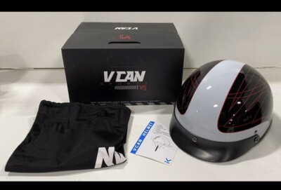 VCan Sports V5 Half Motocycle Helmet Size S