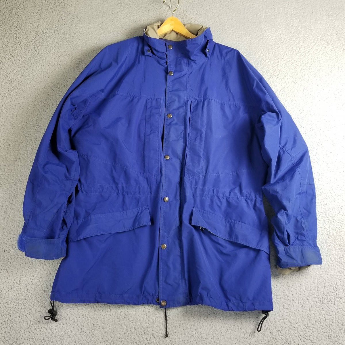 VTG 90s The North Face Mountain GORETEX Parka Jacket Blue