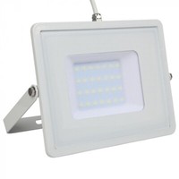 Leuchtturm Weiß Led IP65 30W DüNn Chip Samsung V-TAC Pro VT-30 6400K Sku 405
