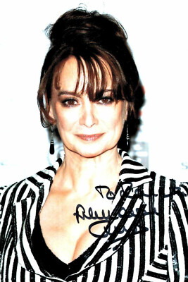 Francesca Annis * Original Unterschrift auf Fotoprint Karte 10x15  Nr.6131c