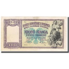 Geldschein, Albania, 100 Franga, KM:8, S