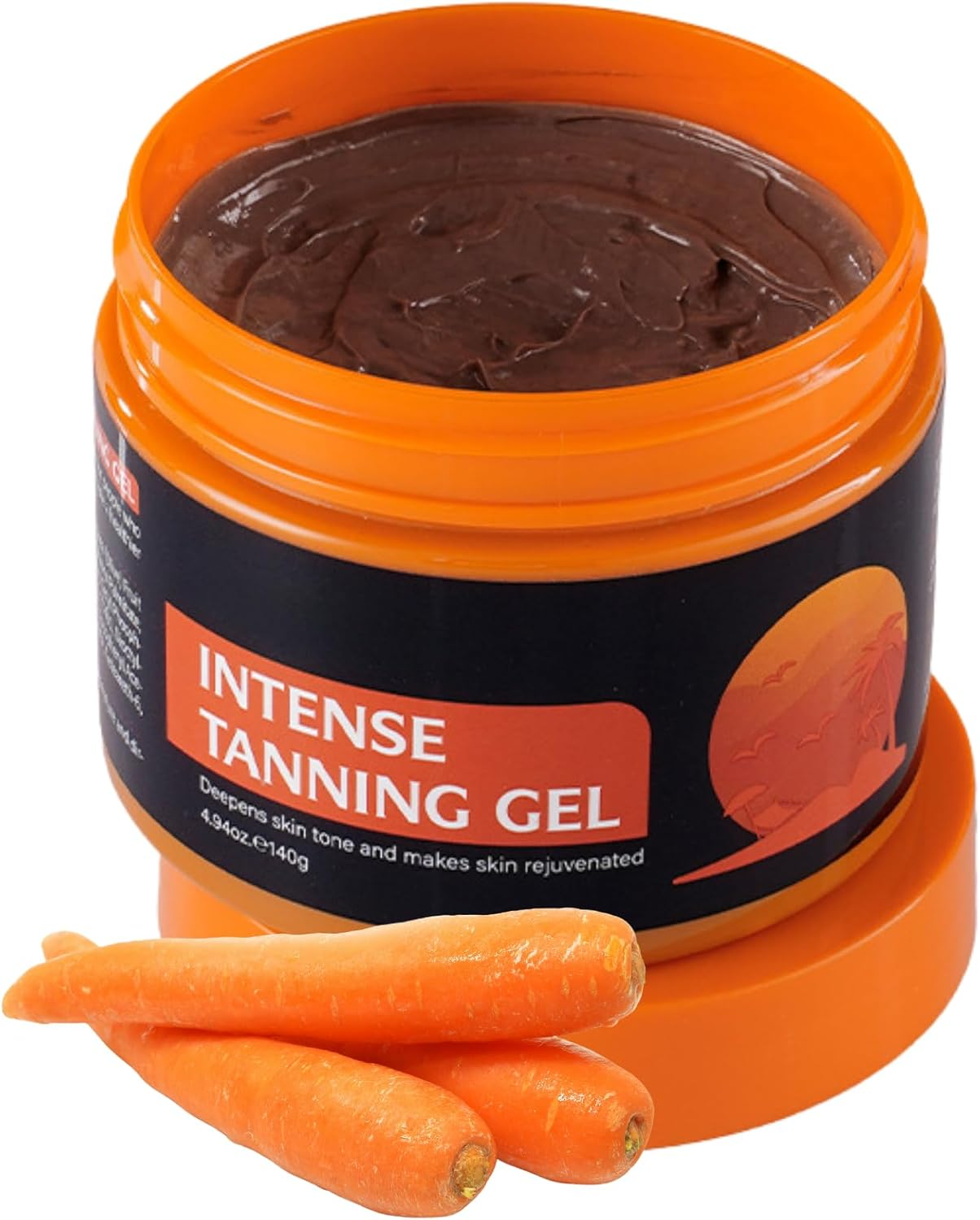 Carrot-En Tanning Gel, Intense Tanning Gel, Sunbed Tanning Accelerator with Caro