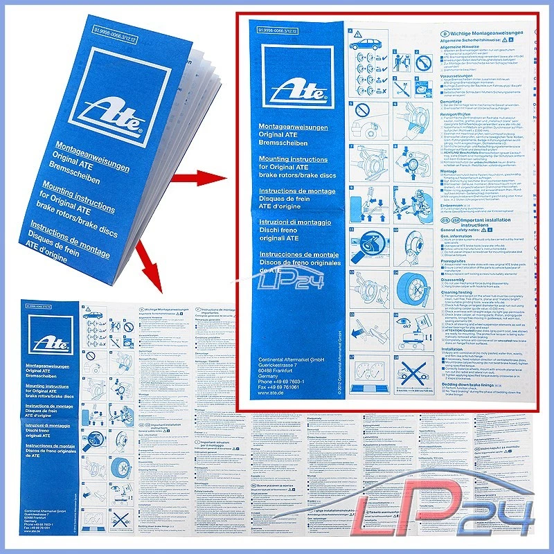 2X ATE DISQUE FREIN VENTILÉ AVANT Ø236 POUR OPEL ASCONA C ASTRA F - Photo 2/2