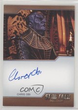 2019 Rittenhouse Star Trek Discovery Season 1 Chris Obi as T'Kuvma Auto 1m1a