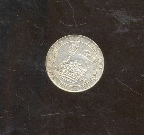 GREAT BRITAIN , GEORGE V , 1924 , shilling , .500 SILVER
