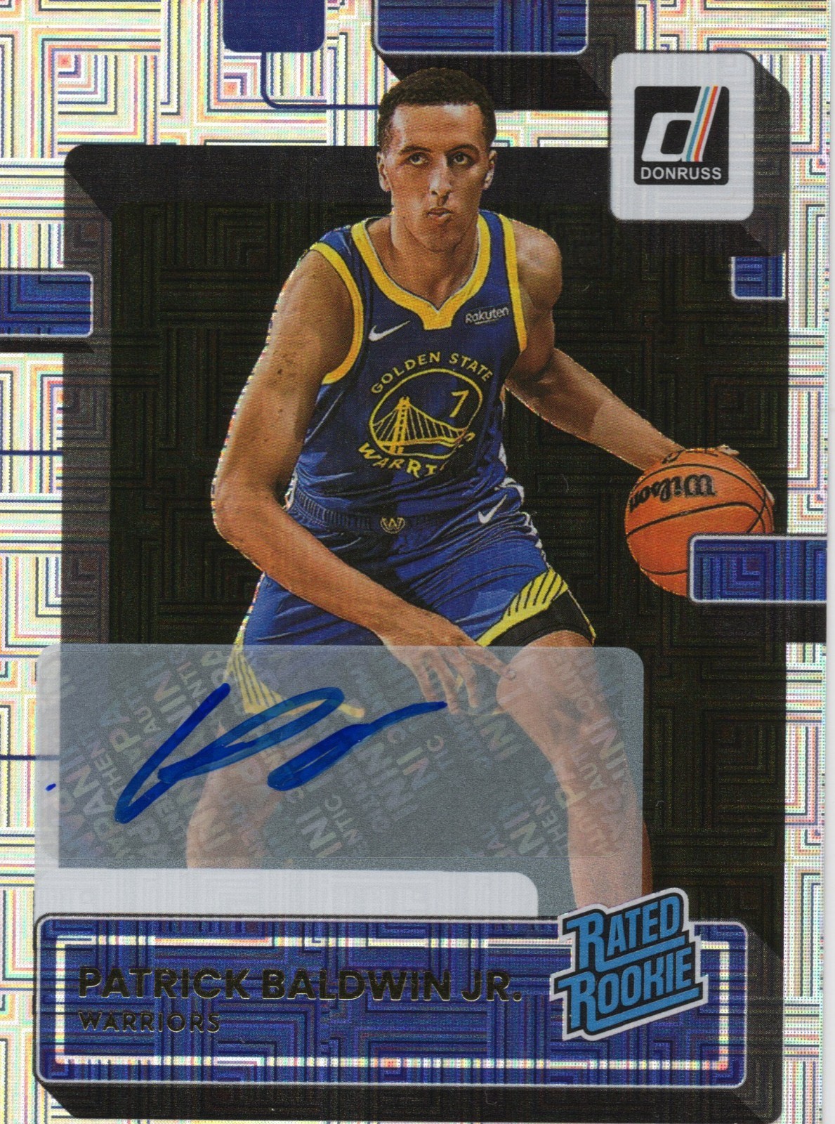 2022-23 Panini Donruss - Rated Rookie Patrick Baldwin Jr. #228 Choice Signatures