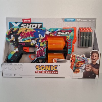 ZURU X-Shot SONIC the Hedgehog Dread Hyper Spike Skins Blaster