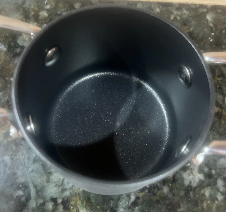 1 Cooks Essentials Pfannen anondiert antihaftbeschichtet 5/8 Quart Mini - Bild 2 von 3