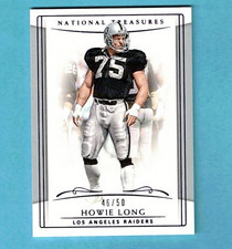 Howie Long 2018 National Treasures #74 Raiders #d /50 D162