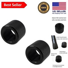 Precision Caliber Protection: 2-Pack of 1/2 x 28 Thread Protectors for Firearms