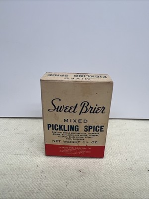 Vintage Sweet Brier Mixed Pickling Spice Box