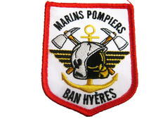 ECUSSON BASE AERONAVALE DE HYERES BMPM LES MARINS POMPIERS DE MARSEILLE