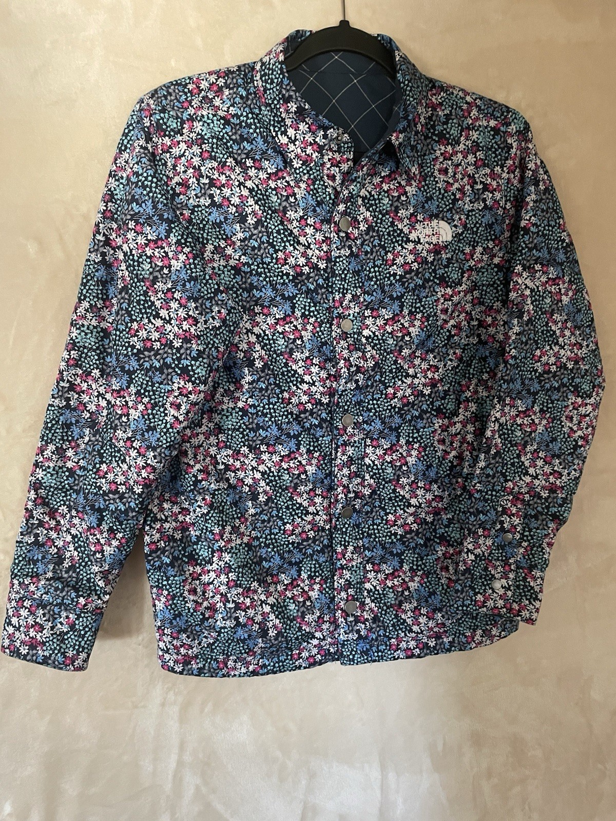 Northface Jacket Reversible Lightweight Full Snap… - image 3