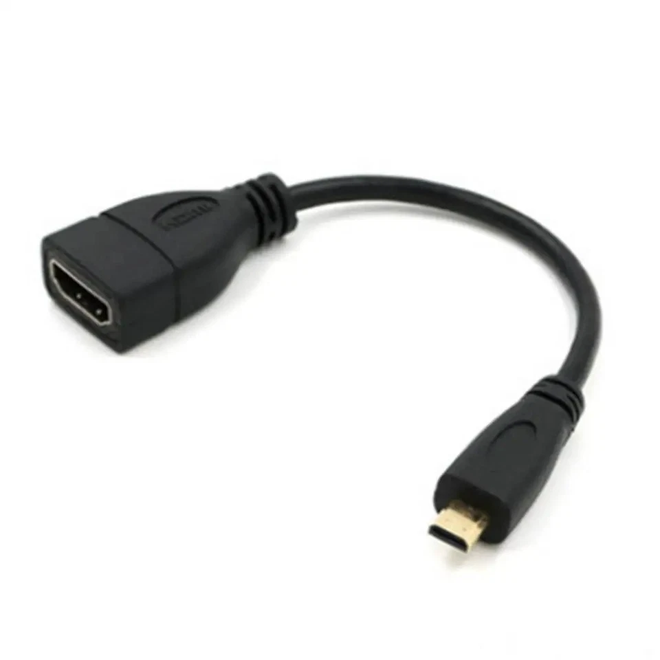 Cable Micro HDMI a HDMI 4K 60Hz Línea de Datos para Cámara Raspberry Pi 5/4 HDTV 15 cm Foto 4 de 4