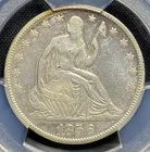 1856-O Half Dollar 50c Seated Liberty, United States of America Silver Coin PCGS