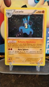 LUCARIO Legendary Treasures POKEMON Holo 2013 Trading Card 80/113