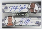 2004-05 SP Authentic Dual Signatures Kirk Snyder Kris Humphries #SP2-SH Auto 0b9