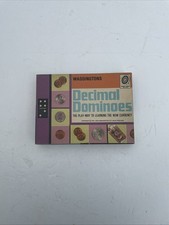Vintage Decimal Dominoes New Currency Learning Game 1970 Waddington's