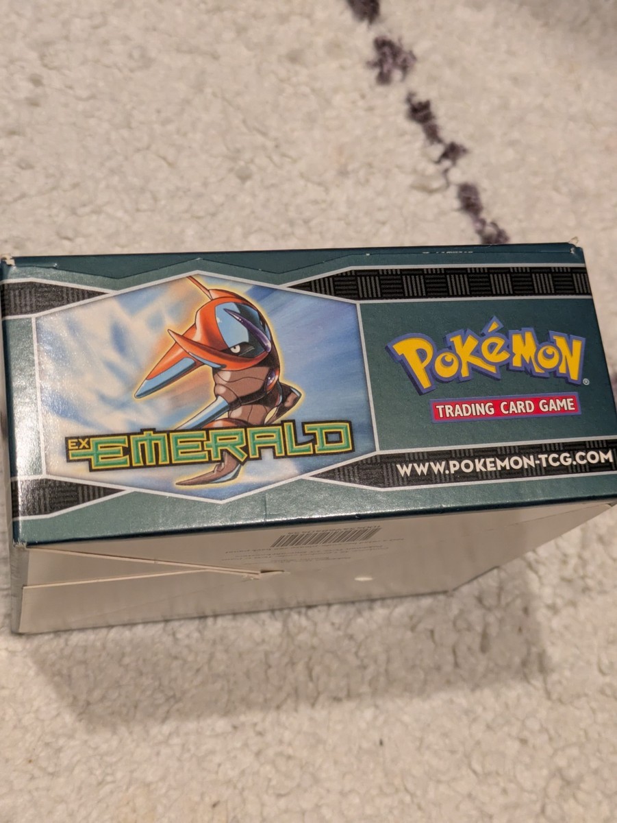 EMPTY BOX Pokemon TCG EX Emerald Booster Box 2005 Rayquaza Vintage NO CARDS EMPTY BOX Pokemon TCG EX Emerald Booster Box 2005 Rayquaza Vintage NO CARDS