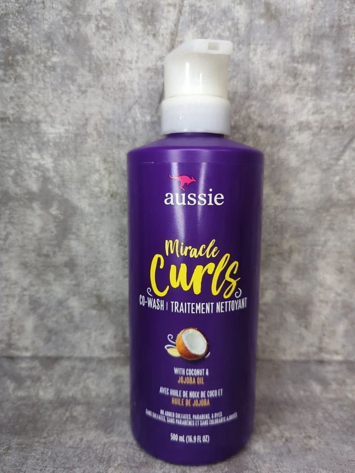 Aussie Miracle Curls Co-Wash with Coconut & Jojoba Oil 16.9 FL oz bottles NEW  - Image 2 of 3