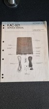 Service Manual KAC-921 Kenwood
