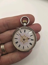 Antike Chester 1907 Sterling Silber Schweizer Taschenuhr
