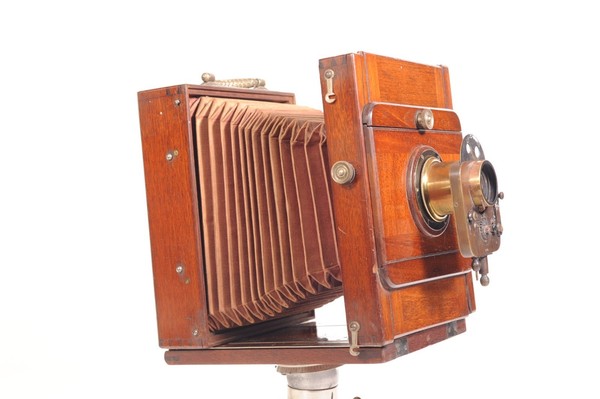 Balbreck Aimé   folding camara  13 x 18  Cámara de madera plegable wooden camera