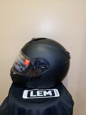 LEM Optix Matte Black Motorcycle Helmet XL