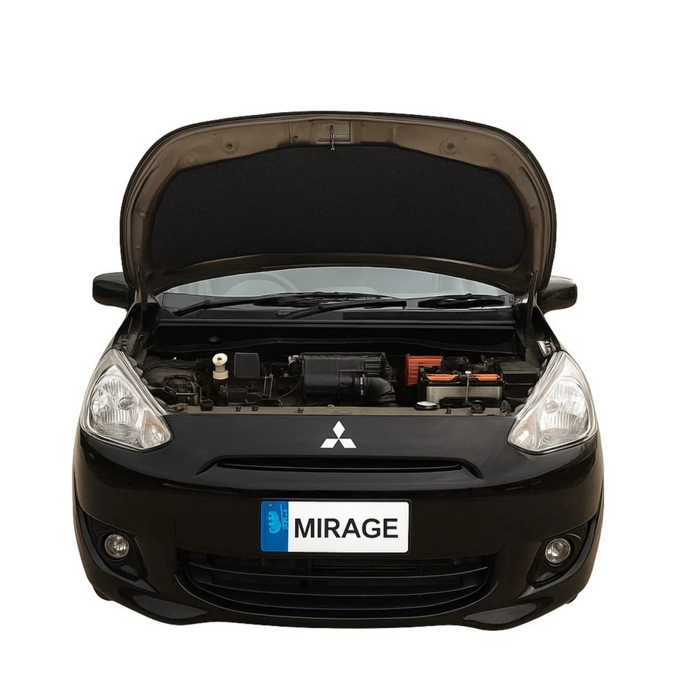 Mitsubishi Mirage 2012-2019 Engine Hood Insulation Pad Heat Soundproof Mat Foto 2 de 4