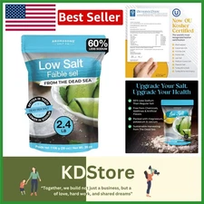 PureLite Low Sodium Dead Sea Sea Salt - 39oz