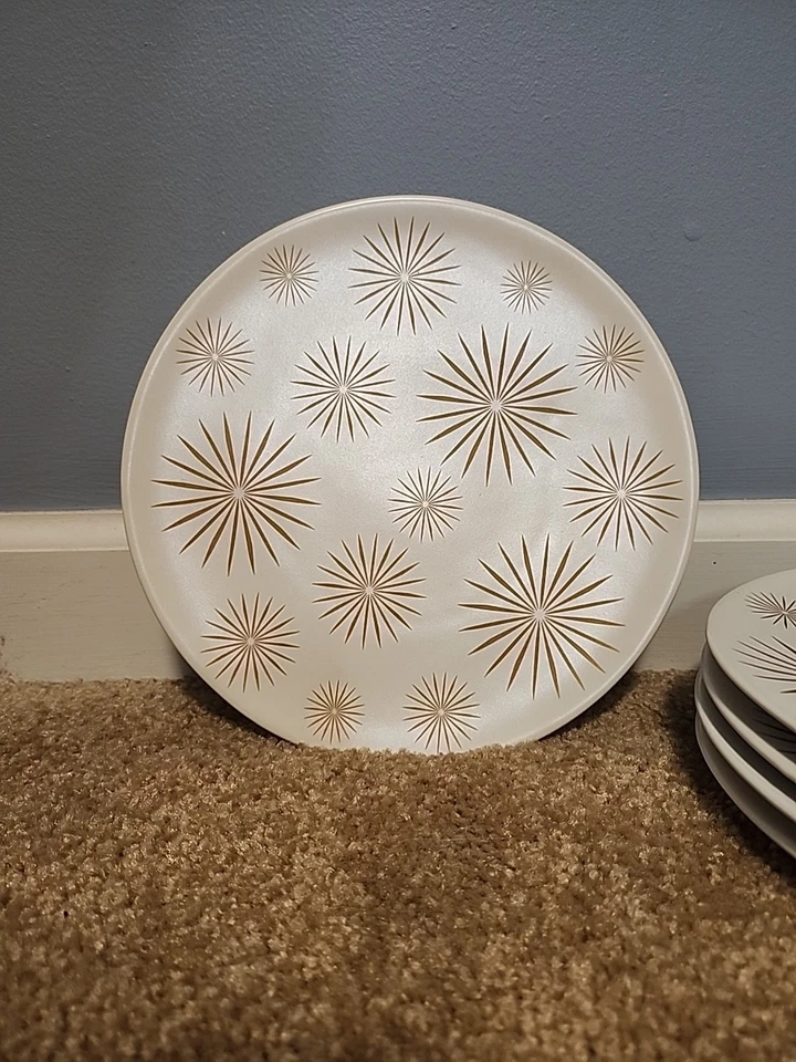 Conjunto de 8 pratos de sobremesa West Elm Starburst - Imagem 2 de 3