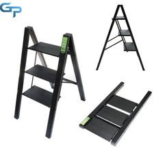 3 Step Ladder Folding Step Stool Aluminum w/ Wide Anti-Slip Pedal 330lb