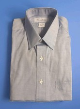 NWT Brooks Brothers Long Sleeve Shirt Men  s 15 1/2-33 Non-Iron Cotton Blue