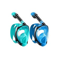 Zenoplige Full Face Snorkel Mask with Camera Mount   Anti-Fog  Leak