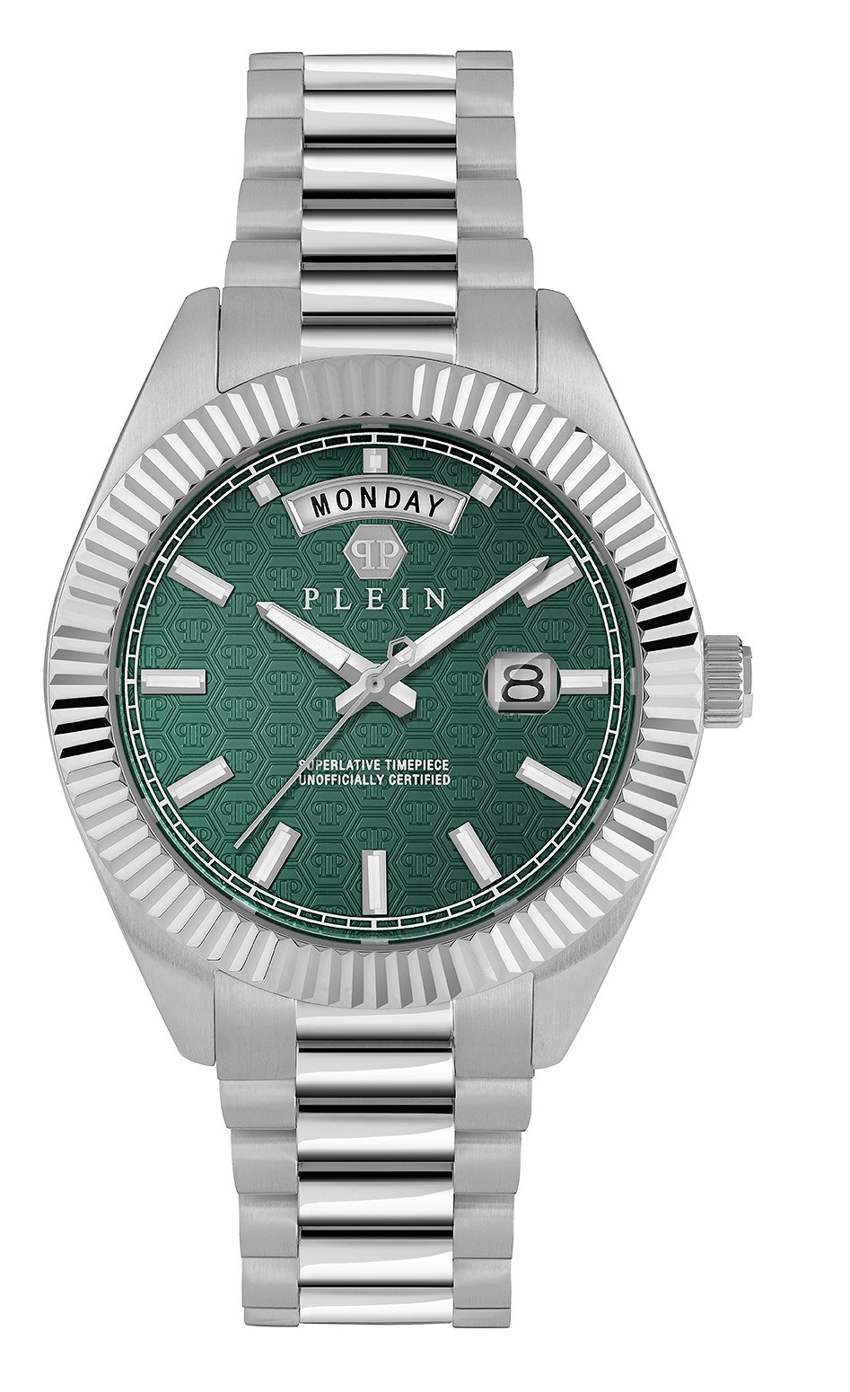 Philipp Plein Silver Mens Analogue Watch Date Superlative Gent PWPNA0124 - Image 2